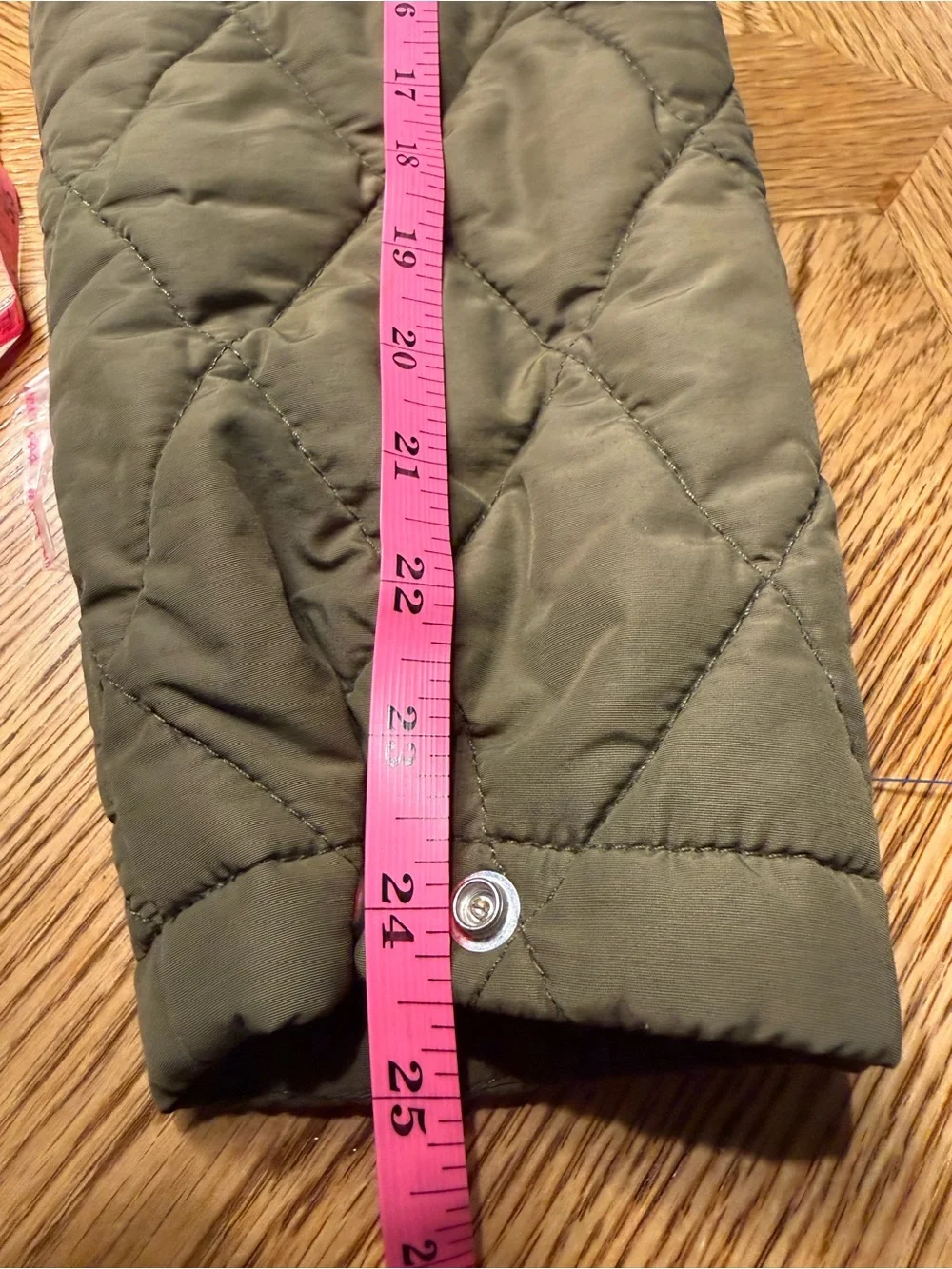 J. Crew quilted hooded